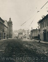 Konečná stanice na Těšinské třídě, r. 1901